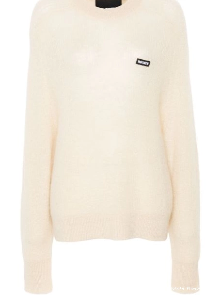 Affordable Women sweater logo BIRGER CHRISTENSEN light-knit ROTATE 0309