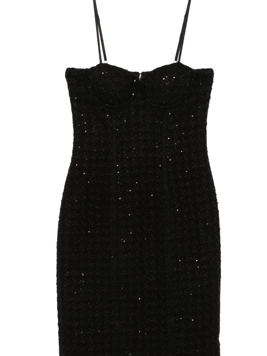 Affordable sequin-embellished BIRGER dress CHRISTENSEN midi Women boucle ROTATE 0315